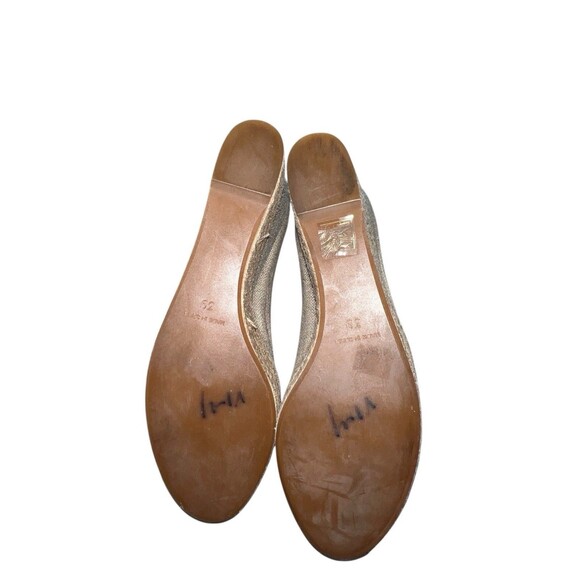 TORY BURCH Plata Royal MAJORCA Platform Wedge Peep Toe Sandals 39/9 - Picture 12 of 13